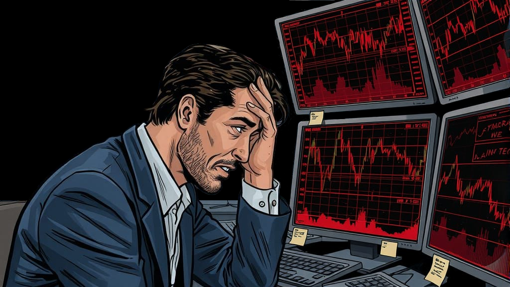 trader au moment d’un krach boursier